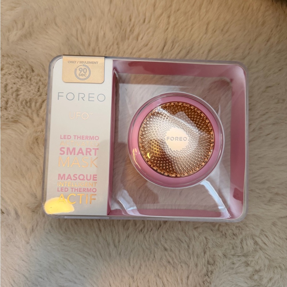 FOREO UFO Smart Mask Device - Pink with Rose Gold Face NEW IN BOX
